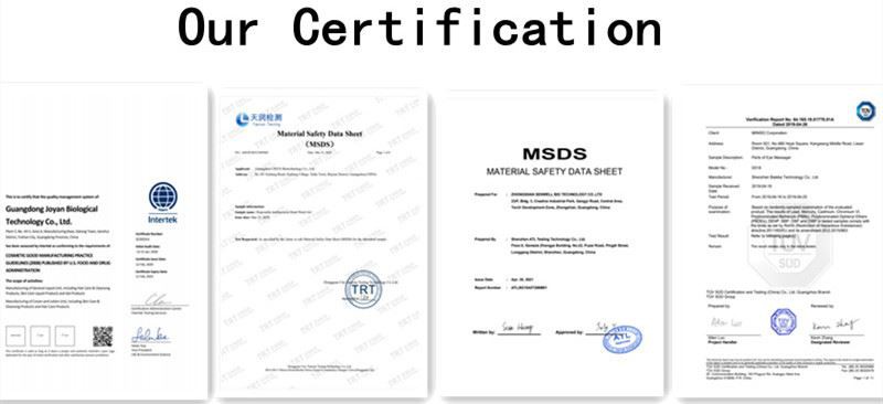 our certification our certification